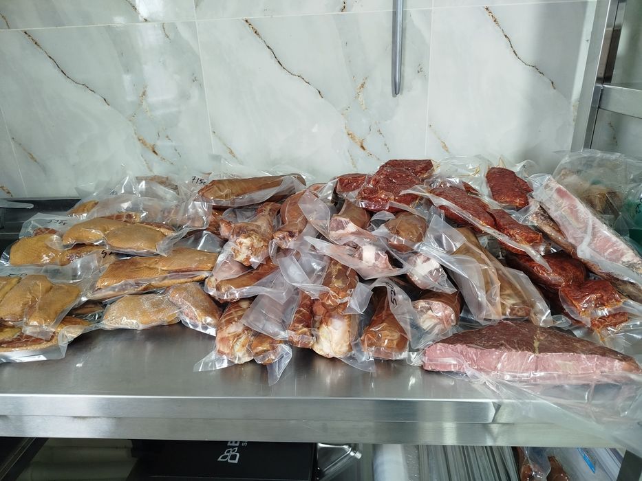 Копченное мясо .Ысталған ет