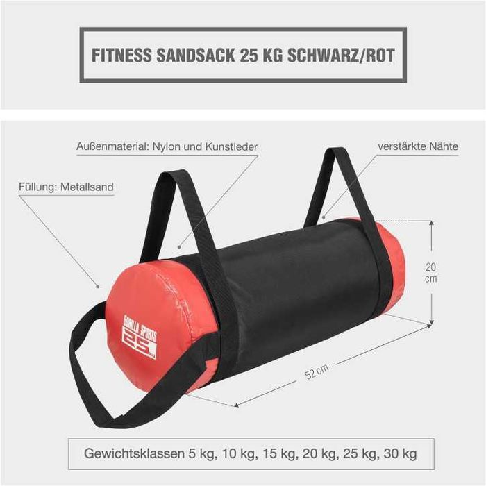 Sac Fitness cu umplutura de nisip 10 KG