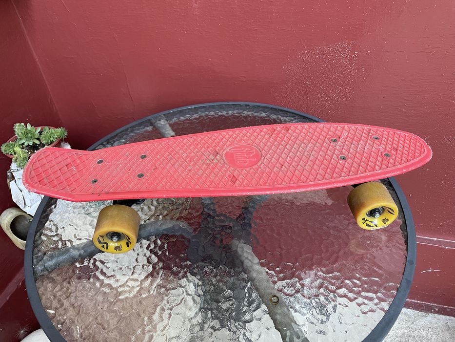 Skate board oxelo Yamba petrol white plus bonus