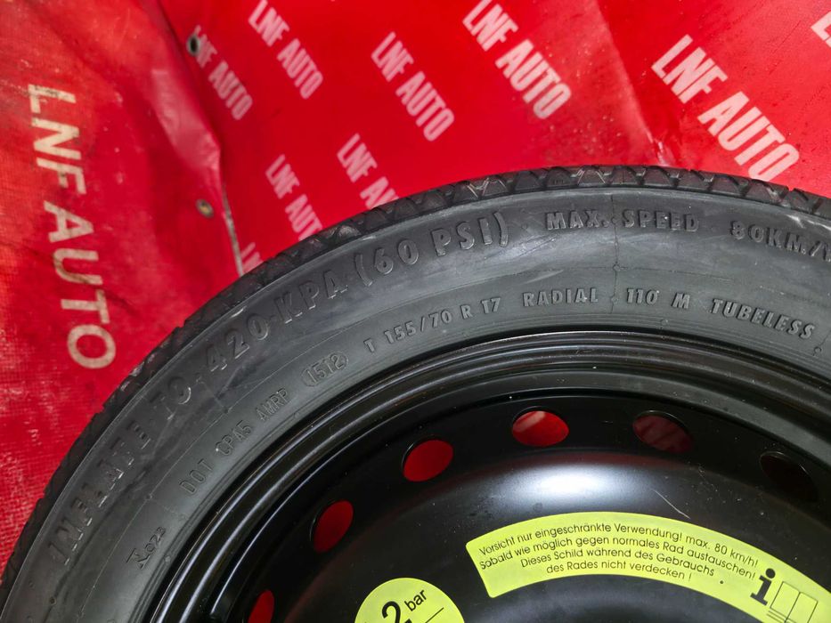 Roata Rezerva SLIM 5x112 17'' OE Mercedes BMW Seria 5 G KG AUDI