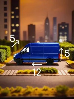 Металлические машинки Мерседес Спринтер 1:48