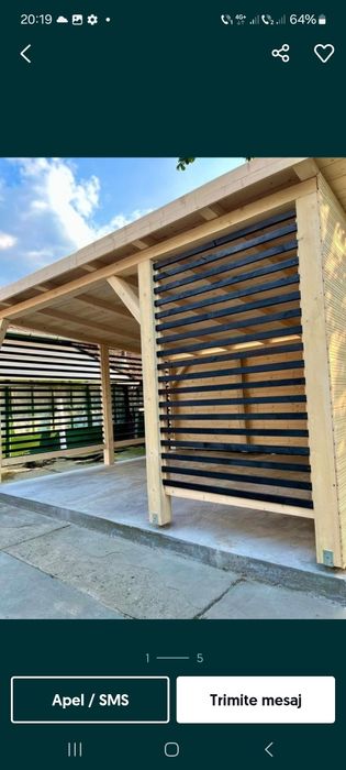 Vând foișoare terase la comanda