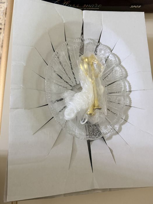 Этажерка стеклянная