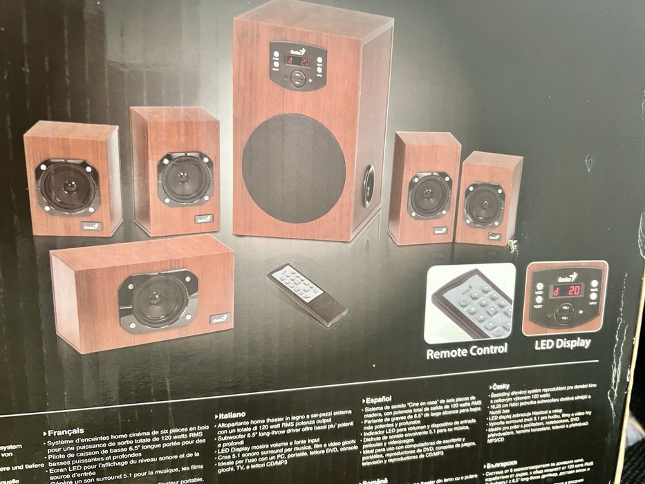 Sistem audio, Genius, SW-HF5.1 4600 II 5.1 Fa, Maro Oradea • OLX.ro