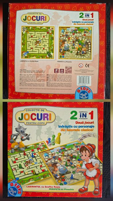 Set 8 puzzle si jocuri educative copii 5-9 ani