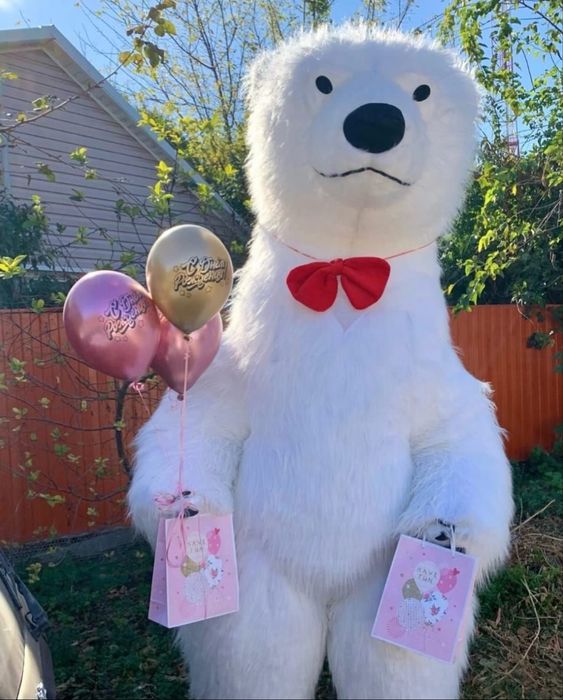 продам мишку надувной с аккумулятором