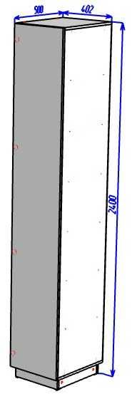 Шкаф пенал Стоунхендж