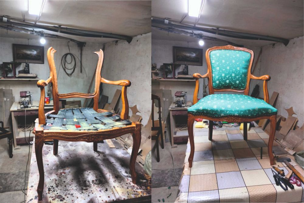 Ремонт стульев.Реставрация.