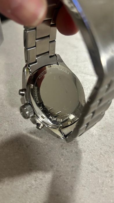 Ceas Fossil Chronograph CH2560, brățară oțel, 10 ATM – stare bună