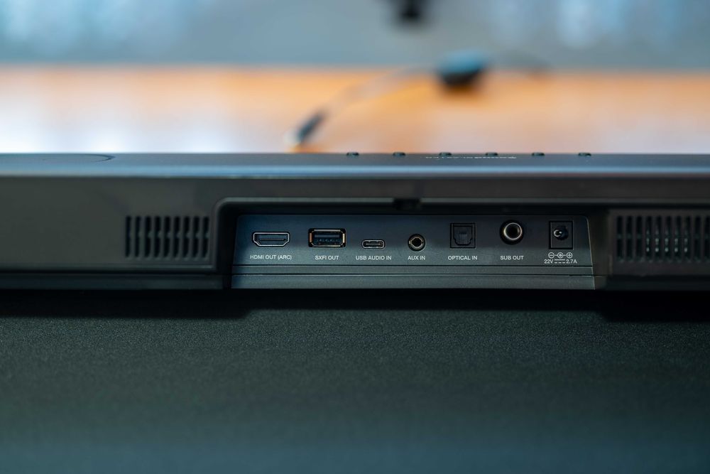 Soundbar Creative Katana V2X + subwoofer (2.1) - garantie