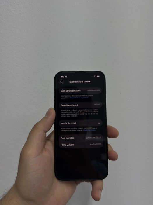 iPhone 16 e 256 100%bat