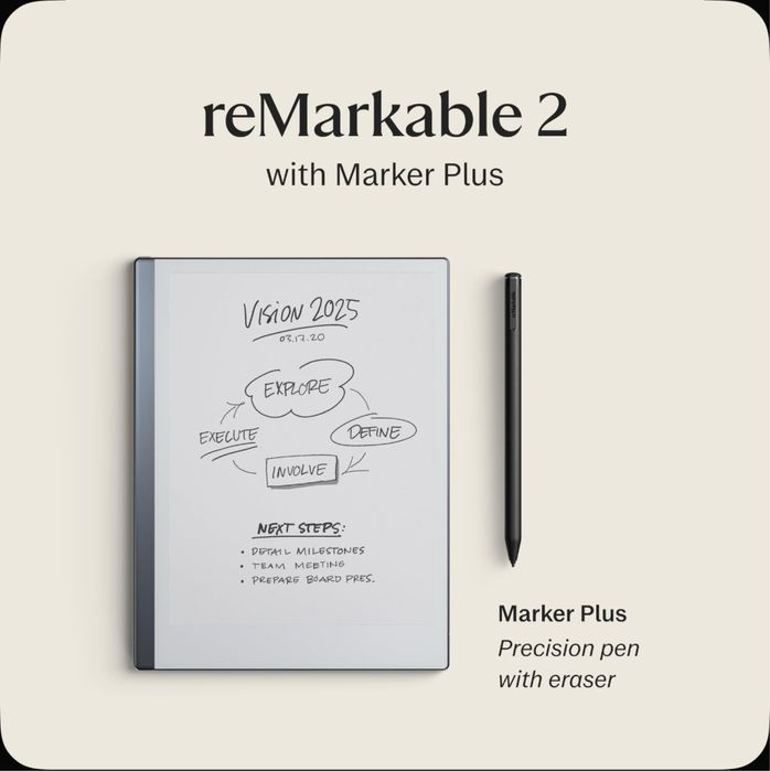 Remarkable 2, чехол, карандаш