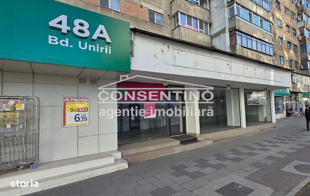 Se inchiriaza Spatiu comercial , pe str. Unirii Sud , cu vitrina de 11