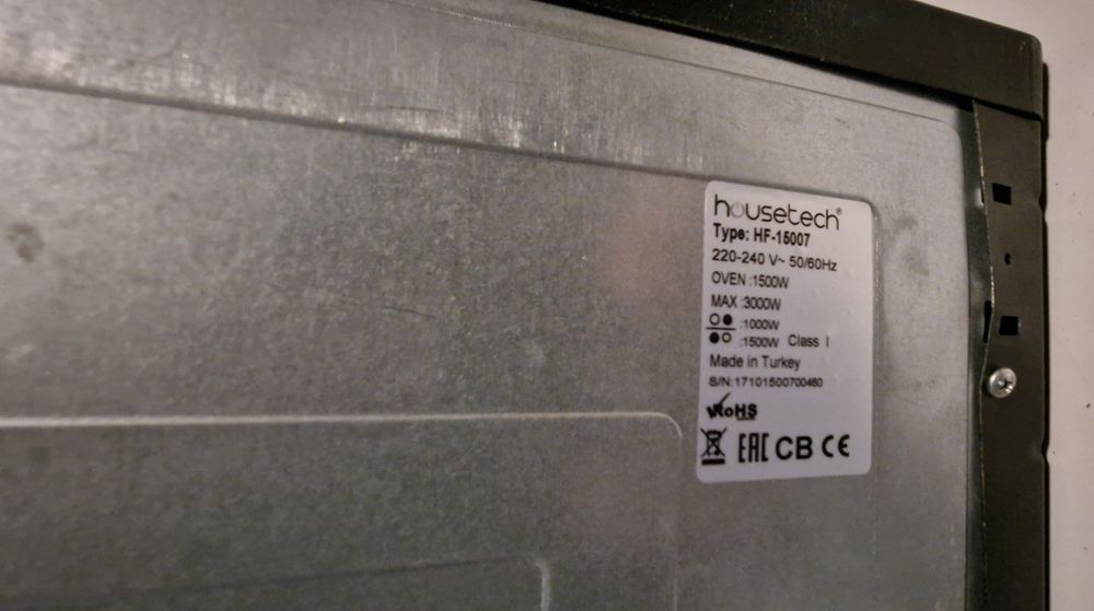 Cuptor electric Housetech,  cu 2 plite, folosit de cateva ori