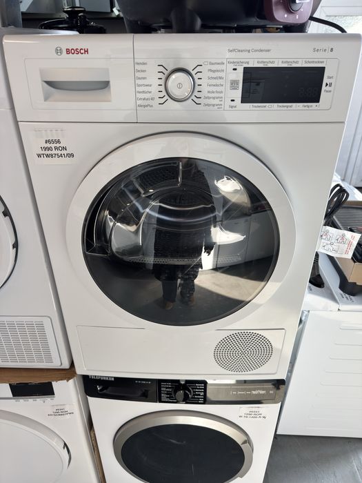 Uscător de rufe cu pompa de căldură Bosch WTW87541/09