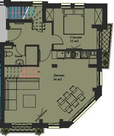 Продава се Мезонет в София, Банишора - 126 кв.м за 2299 €/кв.м - Снимка #3