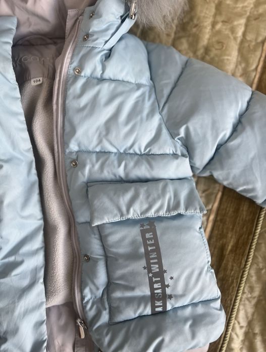 Комбинезон  зима на 104 рост девочку, очень теплая