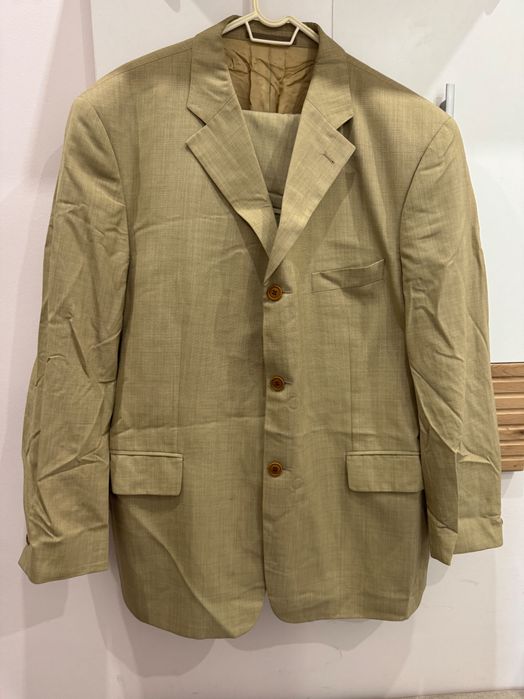 Официален мъжки костюм - сако и панталон - висок клас - италиански