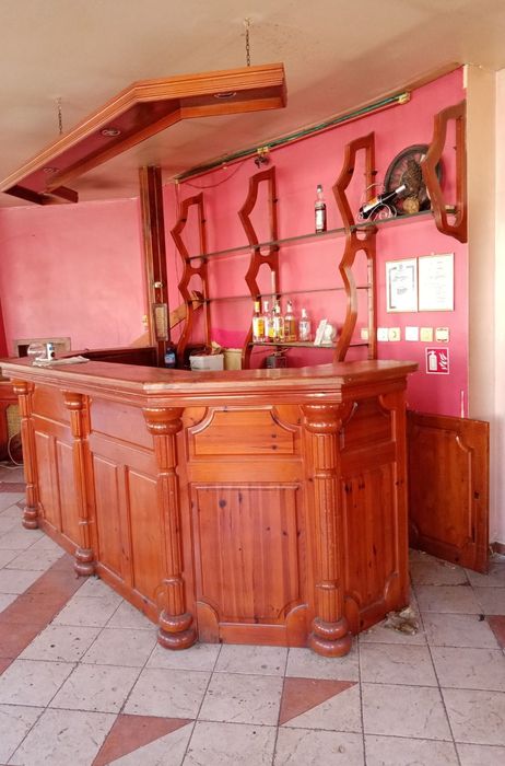 Барплот от Естествено дърво - комплект