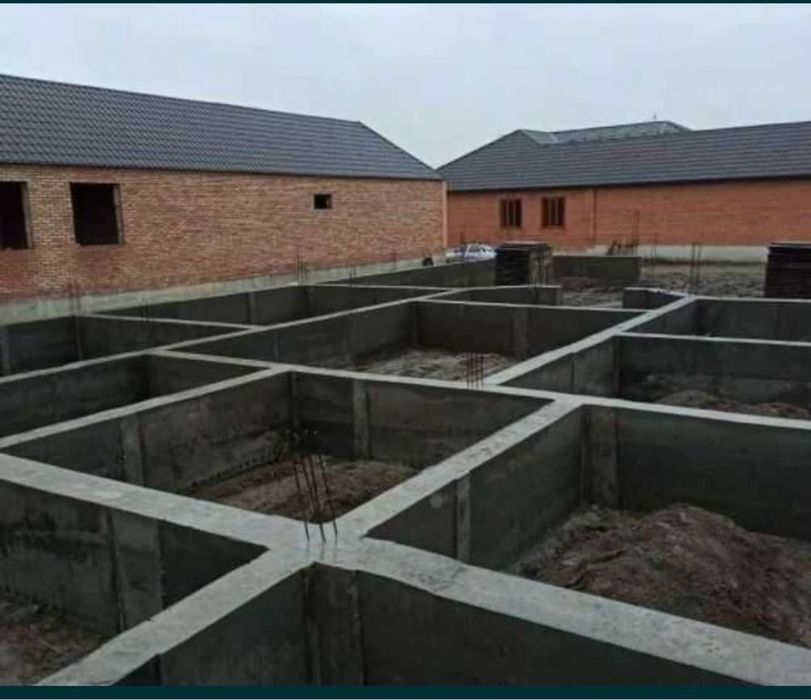 Заливаем фундамент бетон