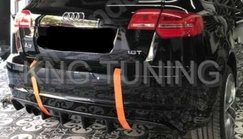 Ауди а3 8п 8в дифузьор / добавка за задна броня / Audi a3 8p 8v