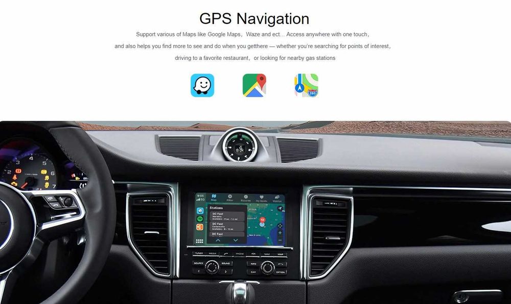 Porsche PCM3.1 System Безжичен Apple Carplay Android Auto MMI BOX,9641