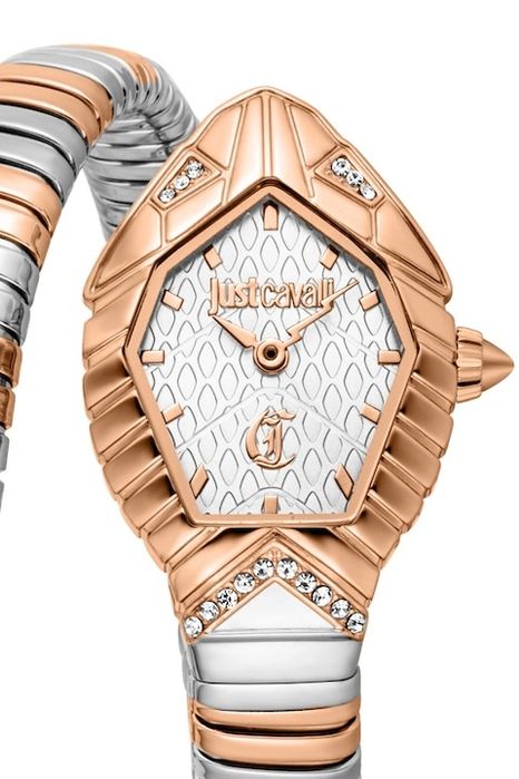 Дамски часовник JUST CAVALLI
JUST CAVALLI 
Часовник с кристали и застъ