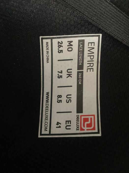 Boots snowboard fete Deeluxe Empire 41