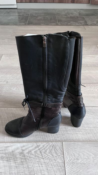 Женские сапоги утеплённые