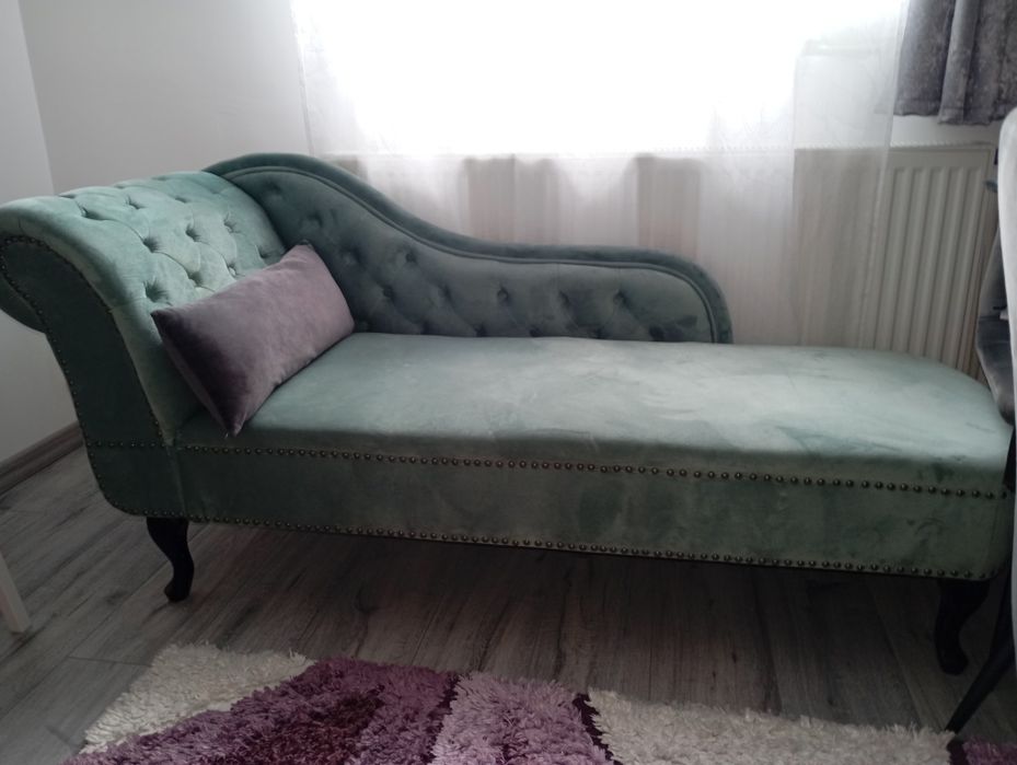 Șezlong /divan+cadou spătar pat catifea