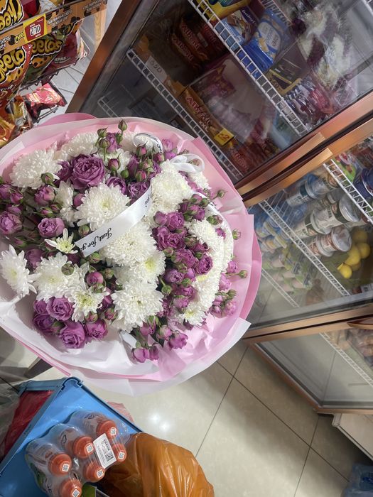 Букет цветы большой