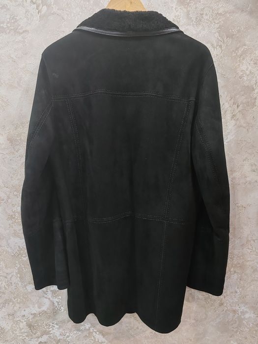 Дубленка мужская черная