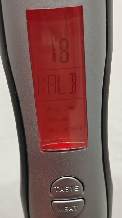 Termometru furculiță pentru carne cronometru cu lumină LED