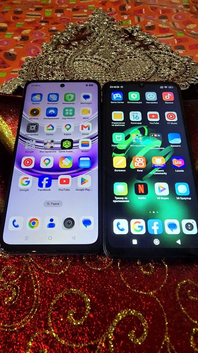 Realme 14x 5G 6/128GB  100 евро,  Redmi 13c 8/256GB 120евро