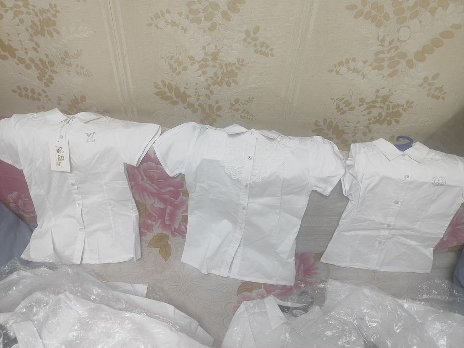 Блузки белые школьные