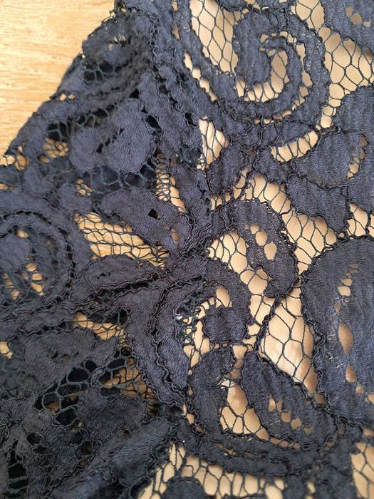 Rochie ocazie dantelă bumbac & taftă (custom made)
