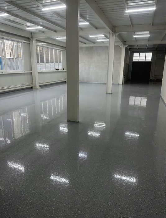 Эпоксидный пол, Полимерный пол, Беспыльный пол