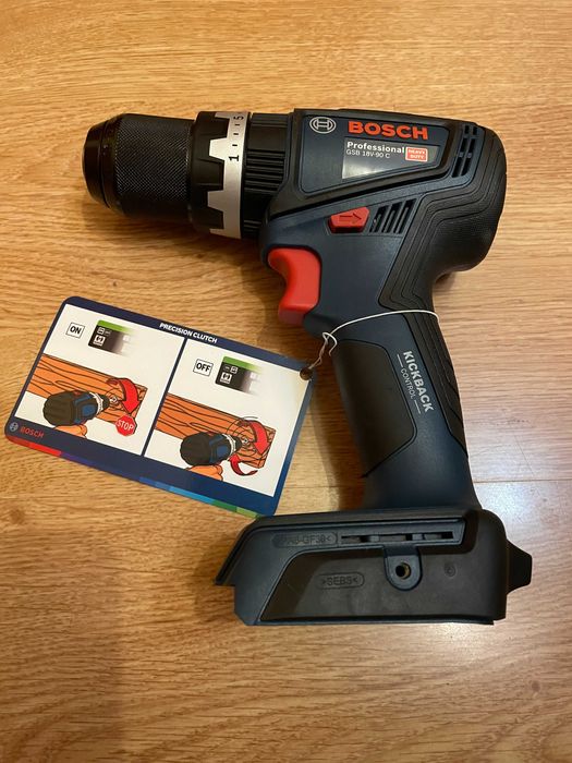 Акумулаторен ударен винтоверт Bosch GSB 18V-90 C с Bluetooth GCY 42