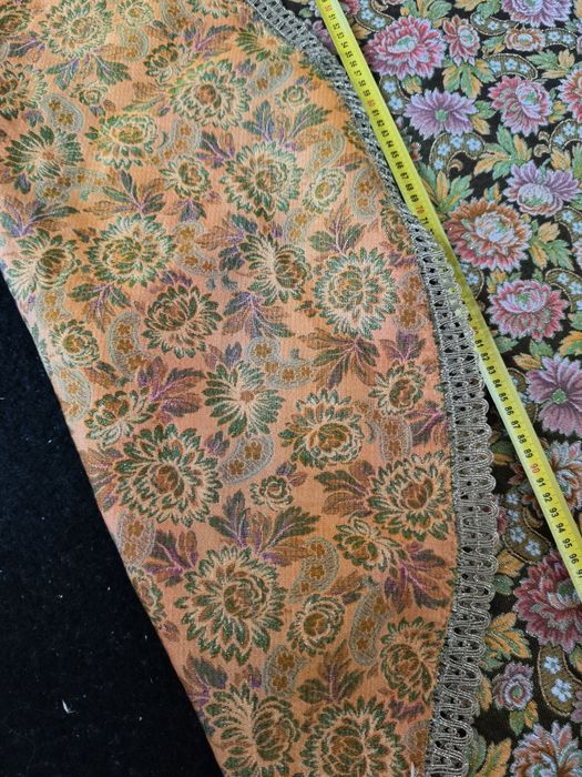Fata de masa tip mileu cu fir metalic diametrul 120 cm