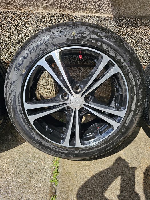 Джанти 5x114.3 с гуми 215/55/17 NISSAN  MITSUBISHI  RENAULT MAZDA HONDA  ...