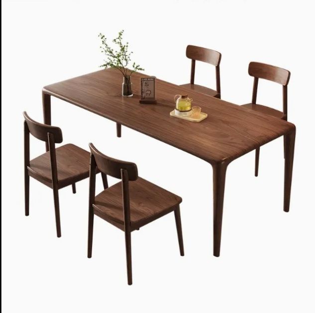 скандинавский стол из массива дерева