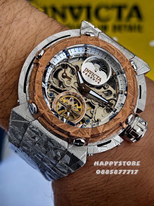 INVICTA Stealth Skeleton automatic 50 mm, Инвикта нов мъжки часовник