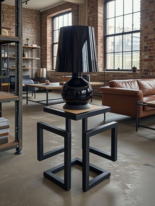 Дизайнерска холна маса от масив и епоксидна смола