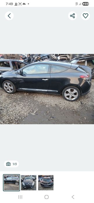 Dezmembrez Piese Renault Megane3 Din 2011