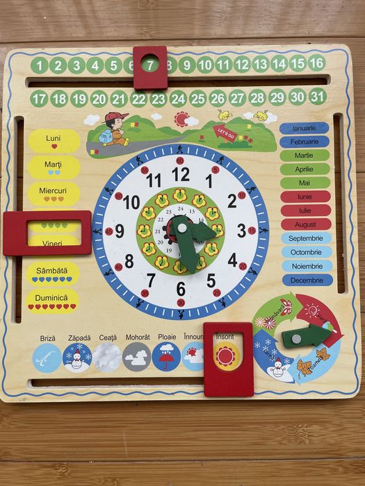 Ceasuri educative, table de scris, masa activitati copii