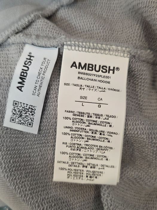 Hanorac Ambush Gri, Marimea L Oversize