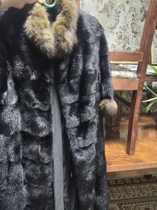 Натуральная норковая шуба