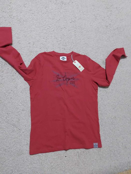 Bluza maneca lunga baieti, mas. L, bordo, Lee Coper, noua cu eticheta