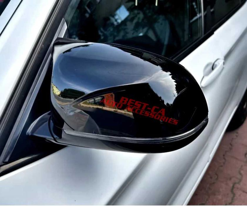 Capace oglinzi Batman negru lucios pentru BMW X3 F25 X5 F15 X6 F16