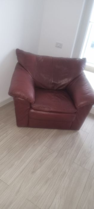 Canapele de piele  cu mobila de sufragerie